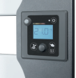 Intuis - Radiateur sèche-serviettes chaleur douce avec soufflerie - Balica  - Blanc - 1500W - Réf : M109215